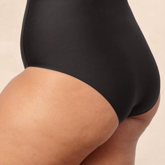 Truekind® Seamless Stretch Mid-Waist Brief -‎ Black, Size 16-24 New in Packaging - Picture 3 of 8